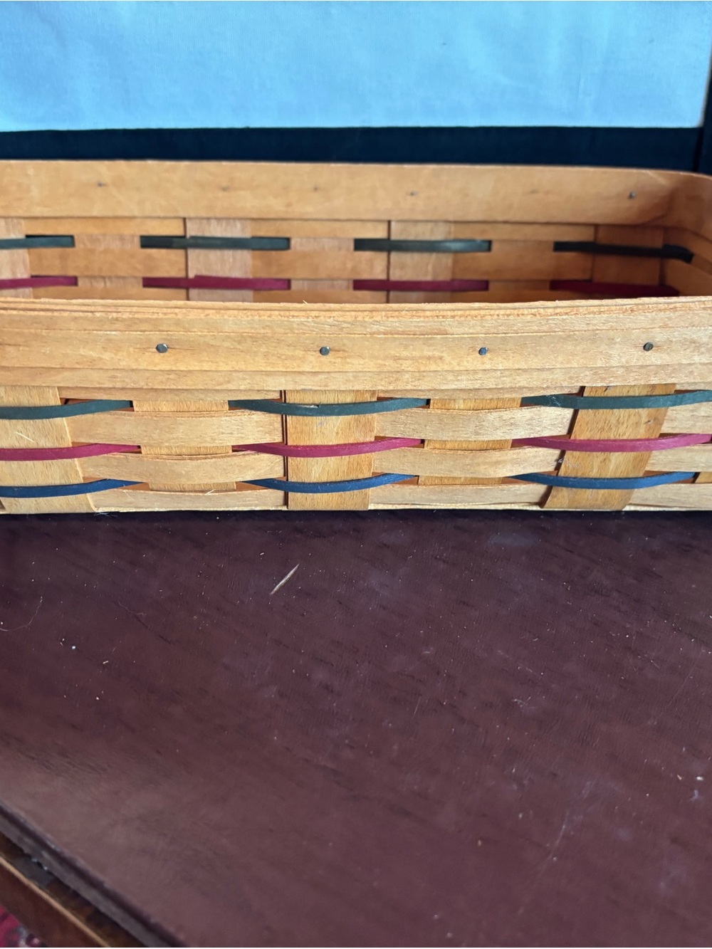 Longaberger vintage Woven Traditions NWOT Bread basket 1999